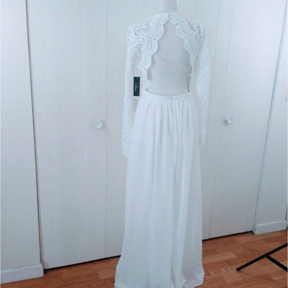 NWT boho lace Lulu's maxi dress - Picture 9 of 9